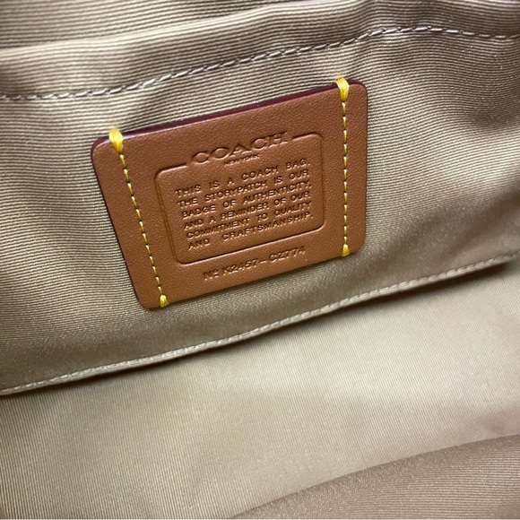 NWT Coach Teri Shoulder Bag In Signature Canvas With Cherry Print CZ774 - Picture 13 of 13